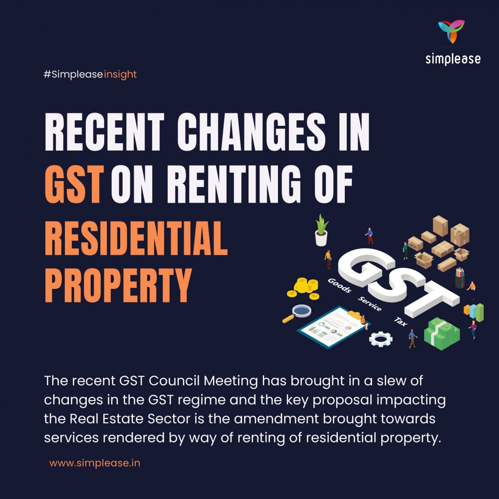 Recent changes in GST on renting of residential properties in Mumbai Real Estate